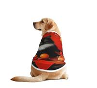 Chemise pour chien chat du Nouvel An chinois pour chiens de grande et moyenne taille - T-shirt en maille respirante, parfait pour un usage quotidien et des occasions spéciales