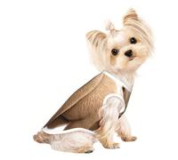 Chemise pour chien Chubby Brown Bear pour petite taille, t-shirt pour animaux de compagnie, vêtements doux et respirants pour chats et chiens, convient pour les petits animaux de compagnie