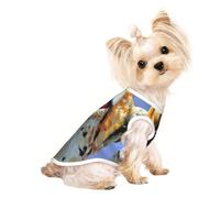 Chemise pour chien de petite taille en colère léopard - T-shirt pour animaux de compagnie pour filles, vêtements doux et respirants pour chats et chiens, convient pour les petits animaux de compagnie