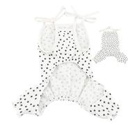 Chemise pour chien de petite taille, robe d'été pour chien,Robe pour chien en forme d'étoile T-shirt respirant pour chien | Jupe harnais confortable pour chiots, vêtements pour filles, chiens de petit