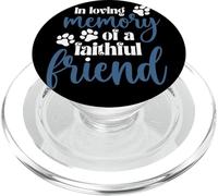 Chemise pour Chien et Chat avec Inscription « in Loving Memory of a Faithful Friend » PopSockets PopGrip pour MagSafe
