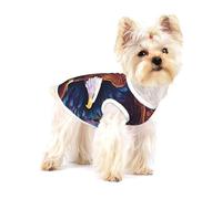 Chemise pour chien imprimé aigle volant pour petites races comme les chihuahuas, yorkshires et chiots