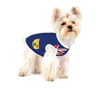 Chemise pour chien imprimée drapeau des îles Turques et Caïques pour petites races comme les chihuahuas, yorkshires et chiots