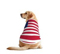 Chemise pour chien, motif drapeau du Libéria, vêtement pour chien - Respirant et rafraîchissant pour grands chiens, protection solaire et confortable pour Golden Retriever, Husky, Alaska, activités de