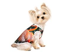 Chemise pour chien « The Mystery of the Flamingo » pour petite taille, t-shirt pour animaux de compagnie, vêtements doux et respirants pour chats et chiens, convient pour les petits animaux de