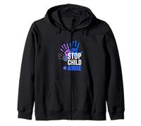 Chemise pour Enfant - Stop Les abutions de l'enfant Sweat à Capuche