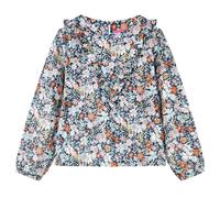 Chemise pour enfants à manches longues bleu foncé 92 chemise pour filles vidaXL