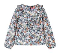 Chemise pour enfants à manches longues bleu foncé 92 chemise pour filles vidaXL