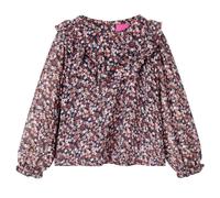 Chemise Pour Enfants À Manches Longues Rose Foncé 116