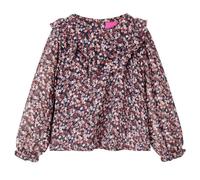 Chemise Pour Enfants À Manches Longues Rose Foncé 128