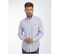 Chemise pour homme - HARMONT & BLAINE - Azul-801 - 100% Coton - Manches longues - Col chemise M
