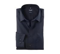 Chemise pour homme OLYMP - Coupe moderne - Manches longues - Bleu - taille col: 39