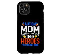 Chemise pour Maman autisme avec Inscription « Some People Look Up to Their Heroes » Coque pour iPhone 11 Pro