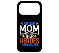 Chemise pour Maman autisme avec Inscription « Some People Look Up to Their Heroes » Coque pour iPhone 17 Pro Max