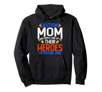 Chemise pour Maman autisme avec Inscription « Some People Look Up to Their Heroes » Sweat à Capuche