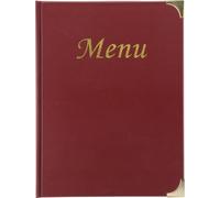 Chemise pour menus Securit BASIC DIN A4 bordeaux