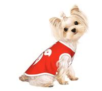 Chemise pour petit chien avec drapeau de Hong Kong, chemise douce et respirante pour chiens, chats, garçons, filles, animaux de compagnie, convient pour les petits animaux de compagnie