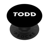 Chemise Qui Dit Todd T-Shirt Simple County Counties PopSockets PopGrip Adhésif