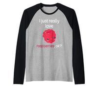 Chemise Raspberry Fruit I Love Framboises Raspberry Lover Manche Raglan