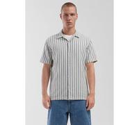 Chemise rayÃ©e en coton QS Blanc L