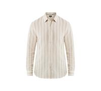 Chemise rayÃ©e en lin mÃ©langÃ© Mexx Beige L