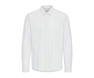 Chemise rayÃ© manches longues Blend Aban Bleu M