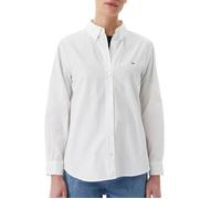 Tommy Jeans Femme Tjw Reg Pinstripe Poplin Shirt Dw0dw20290 Chemise L/S, White (Ecru), L EU