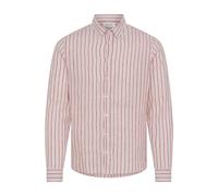 Chemise rayure en lin manches longues Casual Friday CFRissa Beige L