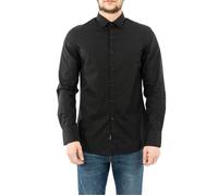 Chemise - REPLAY - M4028 098 Black - Slim - Manches longues - Col chemise S