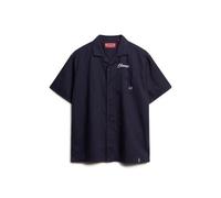Superdry Merchant Resort Short Sleeve Shirt Bleu M Homme