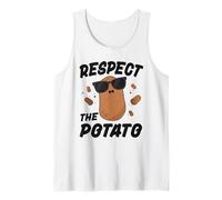 Chemise Respect The Potato pour Enfants, garçons, Hommes, légumes Amusants Débardeur