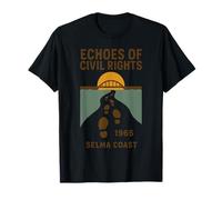 Chemise rétro Echoes of Civil Rights Selma 1965 March Alabama T-Shirt