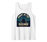 Chemise rétro Night at Dome Wichita KS Stargazing View Débardeur