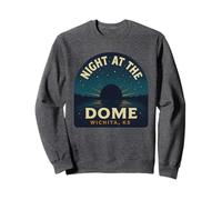 Chemise rétro Night at Dome Wichita KS Stargazing View Sweatshirt
