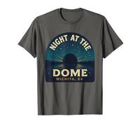 Chemise rétro Night at Dome Wichita KS Stargazing View T-Shirt