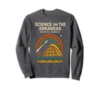 Chemise rétro Science on The Arkansas Rocket Dome River View Sweatshirt