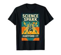Chemise rétro Science Spark Rocket STEM Hartford Festival CT T-Shirt