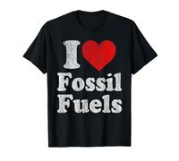 Chemise rétro vintage I Love Fossil Fuels T-Shirt