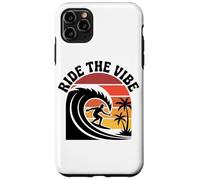Chemise Ride The Vibe T-Shirt Graphique Cool Retro Surf Wave Sunset Coque pour iPhone 11 Pro Max