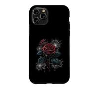 Chemise Rose, Rose Gothique, Amour, Rose foncé, aérographe, émo, Rap Coque pour iPhone 11 Pro