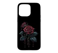 Chemise Rose, Rose Gothique, Amour, Rose foncé, aérographe, émo, Rap Coque pour iPhone 15 Pro Max