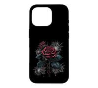 Chemise Rose, Rose Gothique, Amour, Rose foncé, aérographe, émo, Rap Coque pour iPhone 16 Pro