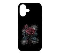 Chemise Rose, Rose Gothique, Amour, Rose foncé, aérographe, émo, Rap Coque pour iPhone 17
