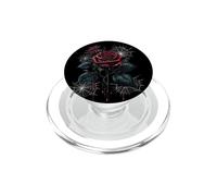 Chemise Rose, Rose Gothique, Amour, Rose foncé, aérographe, émo, Rap PopSockets PopGrip pour MagSafe