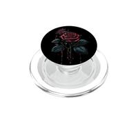 Chemise Rose, Rose Gothique, Amour, Rose foncé, aérographe, émo, Rap PopSockets PopGrip pour MagSafe