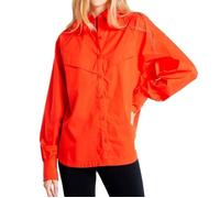 Chemise Rouge Femme Nike Top S