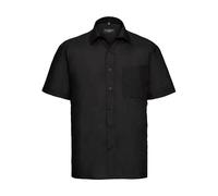 Russell Europe: Chemise en popeline R-935M-0, Noir , XXXL