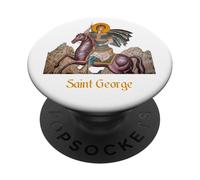 Chemise Saint George à Cheval PopSockets PopGrip Adhésif