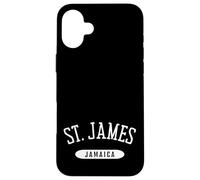 Chemise Saint James de Style Universitaire Saint James Jamaïque Coque pour iPhone 16 Plus