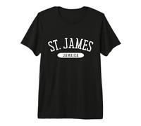 Chemise Saint James de Style Universitaire Saint James Jamaïque T-Shirt Haut de Gamme